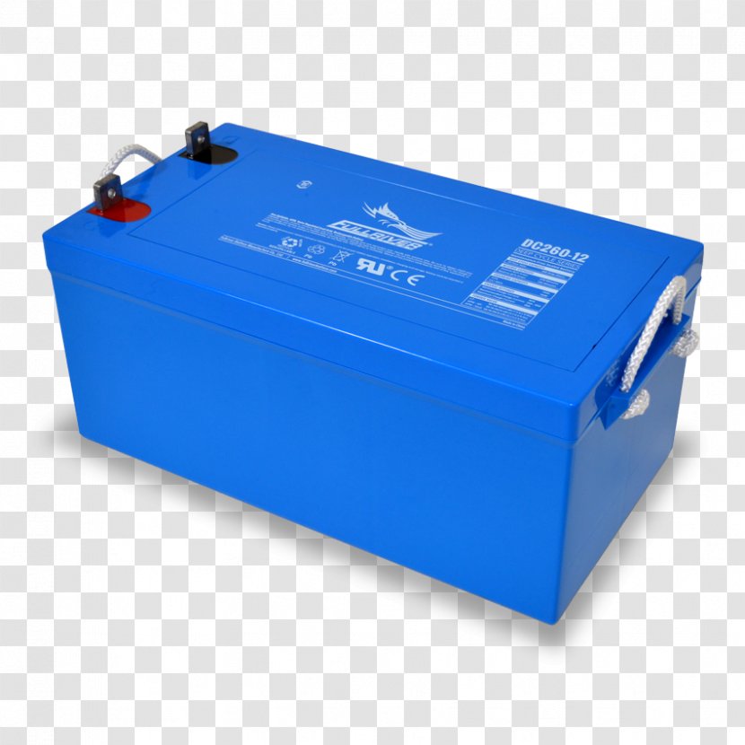 Electric Battery VRLA Deep-cycle Volt Ampere Hour - Power Supply - Full Transparent PNG