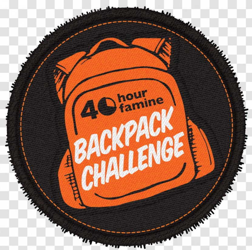 Famine Bundaberg Logo Backpack CATK - Orange - World Refugee Day Transparent PNG