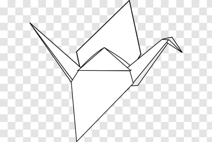 Crane Paper Origami Orizuru - Scalable Vector Graphics - Cliparts Transparent PNG