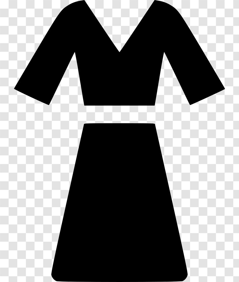 Dress Triangle Shoulder Sleeve - Neck Transparent PNG