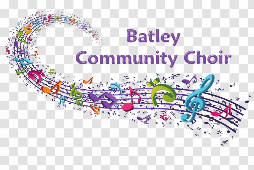 Batley Community Choir Singing Come And Sing Graphic Design - Text Transparent PNG