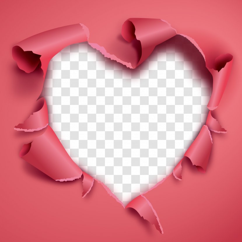 Heart Valentine's Day Clip Art - Vector Transparent PNG