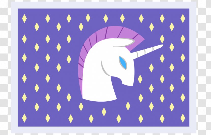 Pony Winged Unicorn Flag Rarity - Violet Transparent PNG