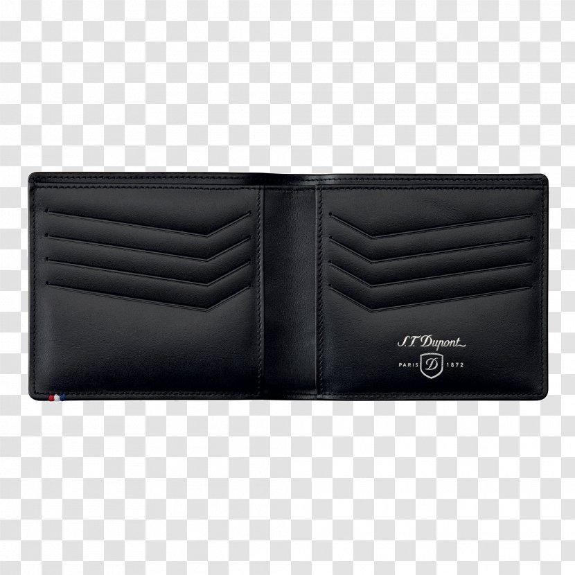 Wallet Leather Brand - Black M Transparent PNG