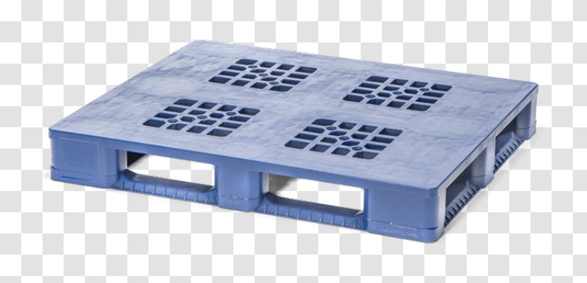 Pallet Plastic Box Palette En Plastique - Logistics Transparent PNG