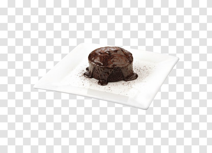 Chocolate Cake Brownie Tartufo Snack - Molten Transparent PNG
