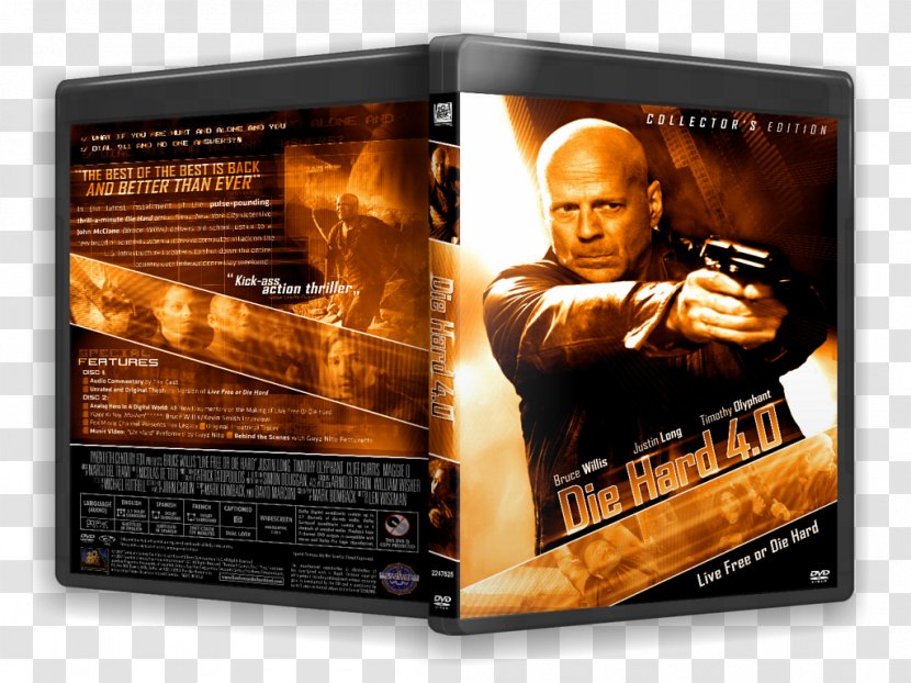 Die Hard Film Series DVD Display Resolution Brand - M Transparent PNG