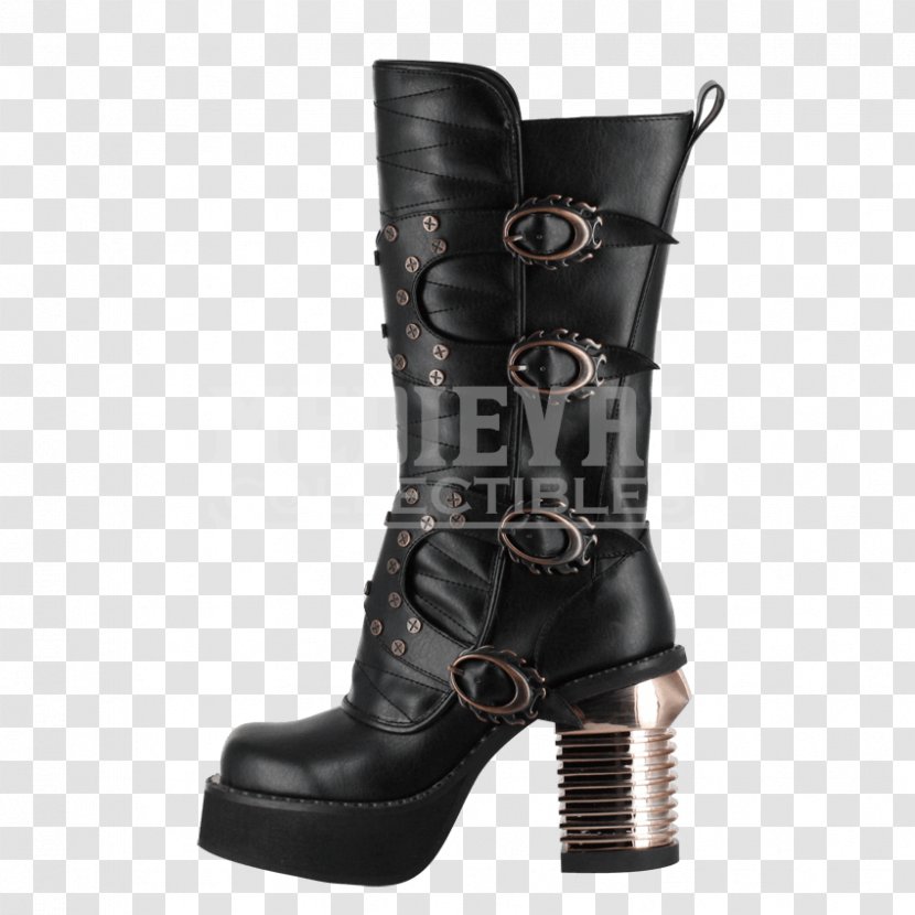 Motorcycle Boot Harajuku Shoe Footwear - Clothing - Steampunk Boots Transparent PNG