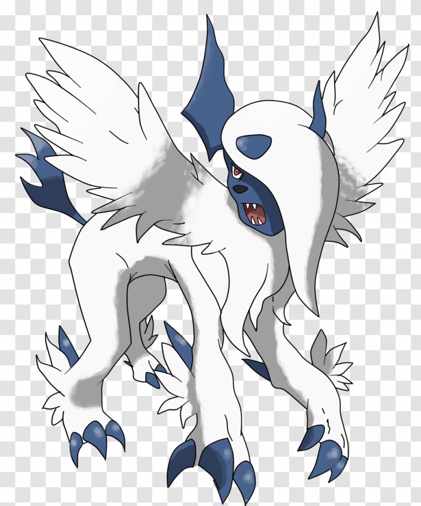 Pokémon X And Y Absol Omega Ruby Alpha Sapphire Adventures - Silhouette - Baby Riolu Transparent PNG