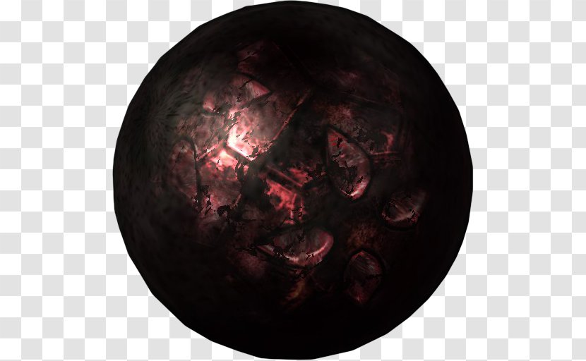 Maroon Sphere Transparent PNG