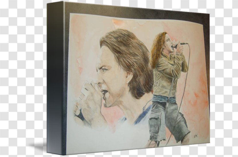 Portrait Watercolor Painting Drawing Picture Frames - Eddie Vedder Transparent PNG