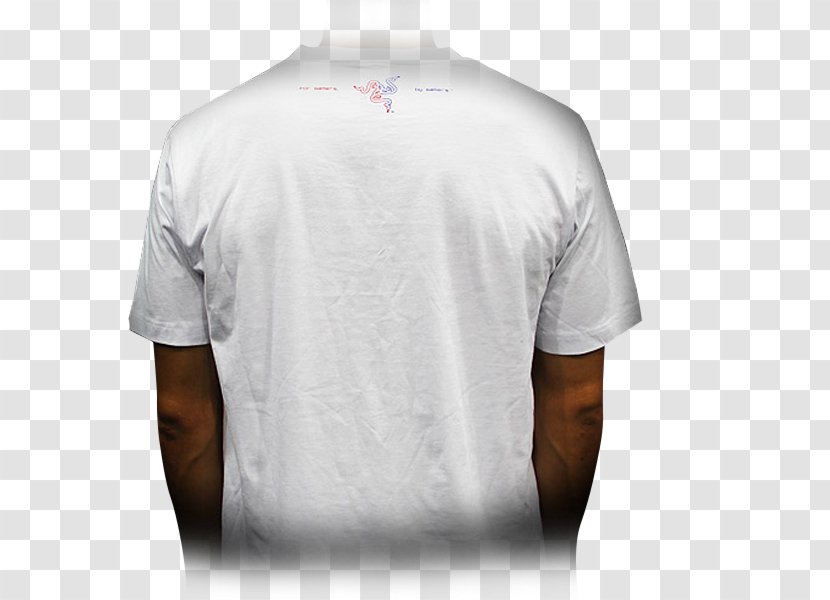 T-shirt Shoulder Sleeve Collar - White Transparent PNG