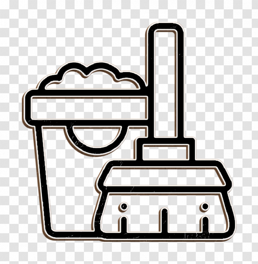 Morning Routine Icon Mop Icon Transparent PNG