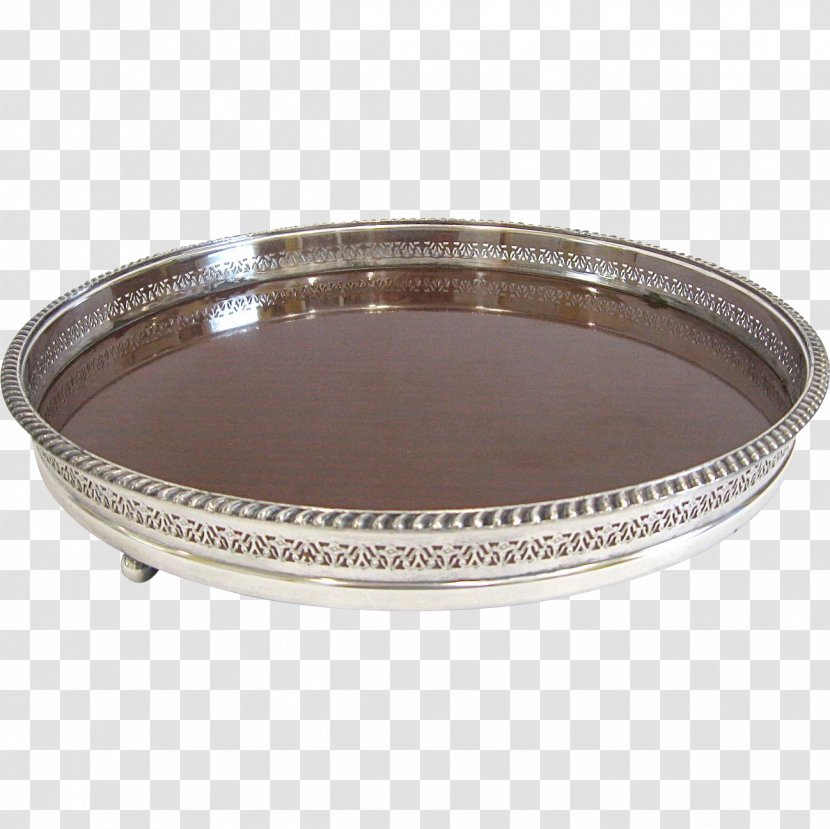Silver Tray Oval Transparent PNG