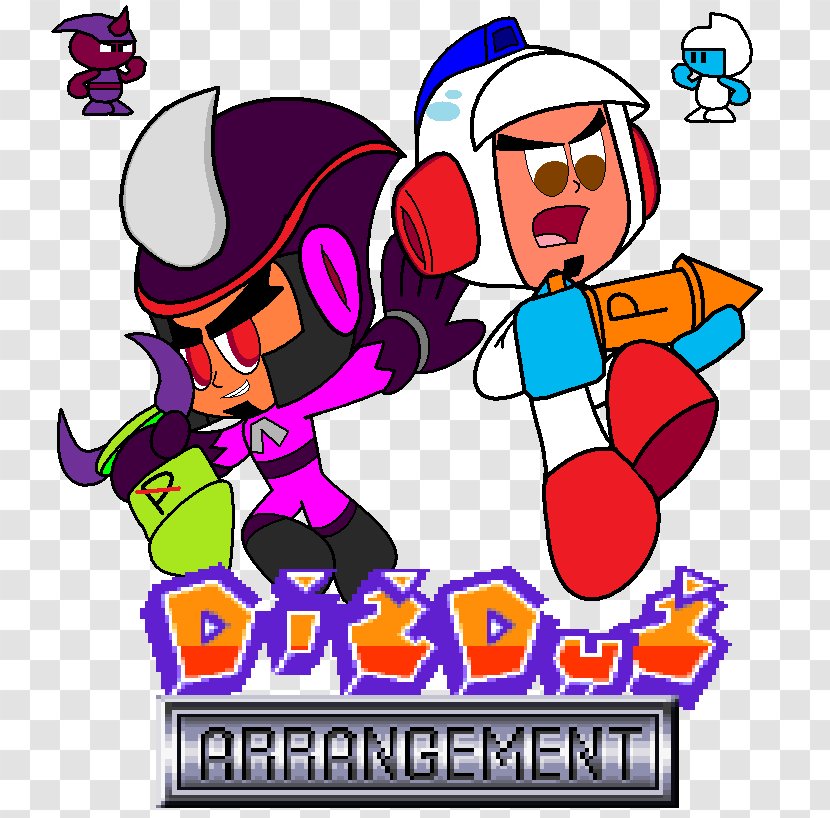 Dig Dug II Arcade Game Video Namco - Art - Chat Bubble Pictures Transparent PNG
