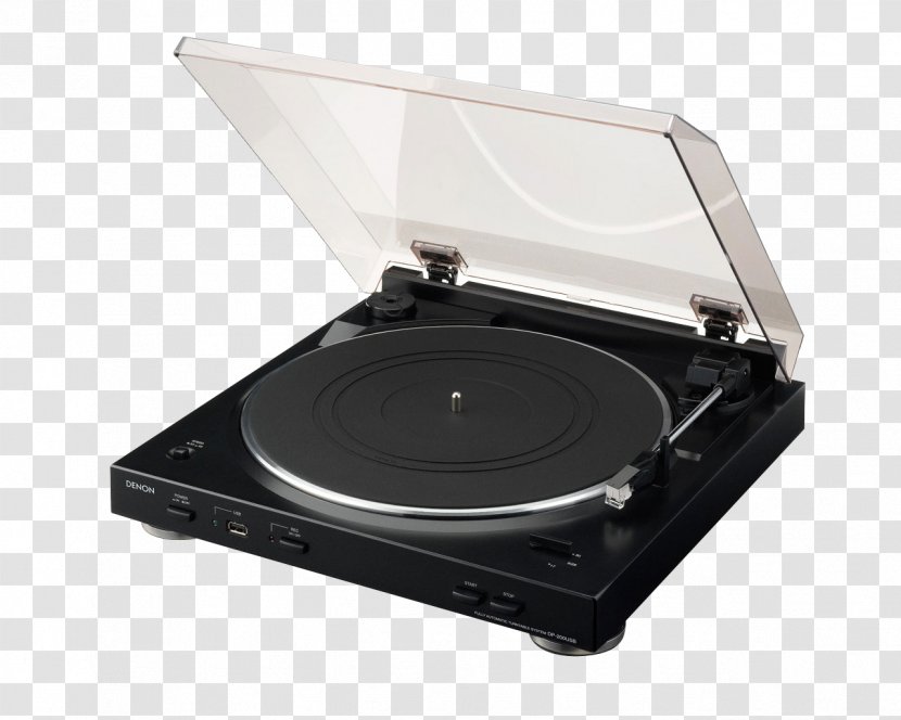 Denon DP-200USB Digital Audio DP-300F Phonograph Record - Turntable Transparent PNG