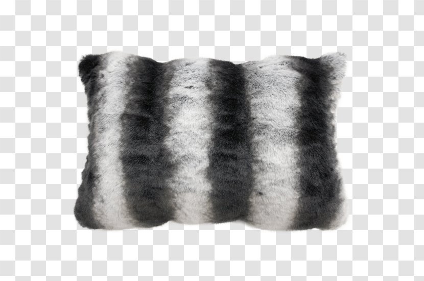 Chinchilla Fur Throw Pillows Cushion - Pillow Transparent PNG
