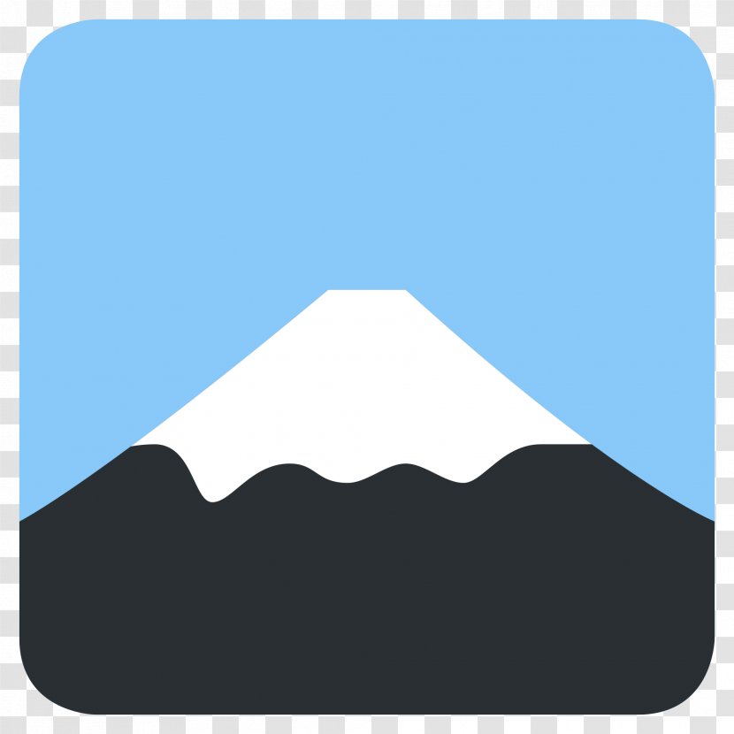 Mount Fuji Mountain Emoji Cable Car - Blue Transparent PNG