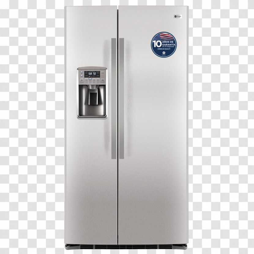 Refrigerator General Electric GE Profile Freezers Home Appliance - Ice Transparent PNG