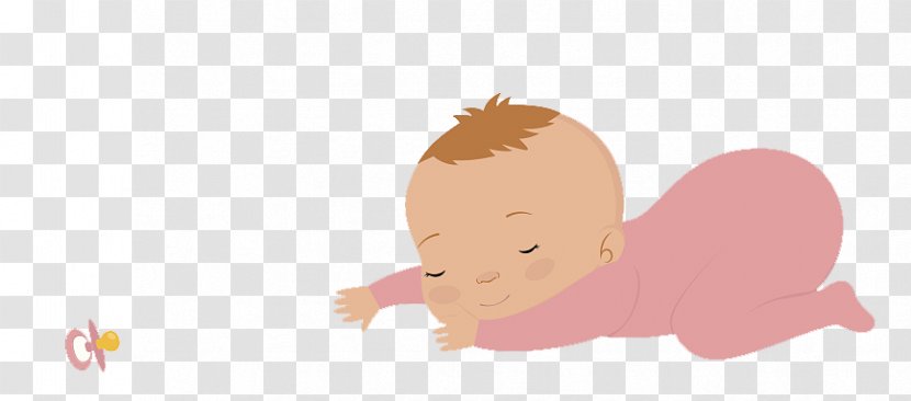 Infant Sleep Pacifier Illustration - Frame - Baby Transparent PNG