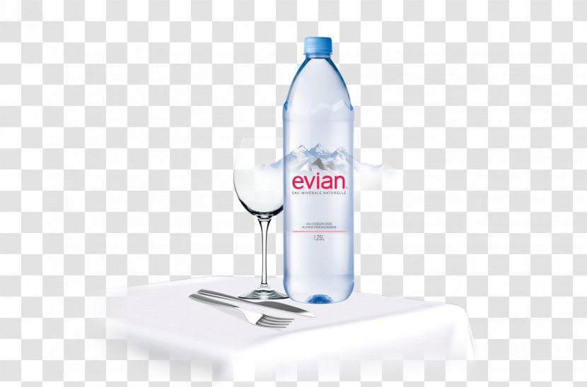Glass Bottle Mineral Water Bottles Liquid - Drinking Transparent PNG