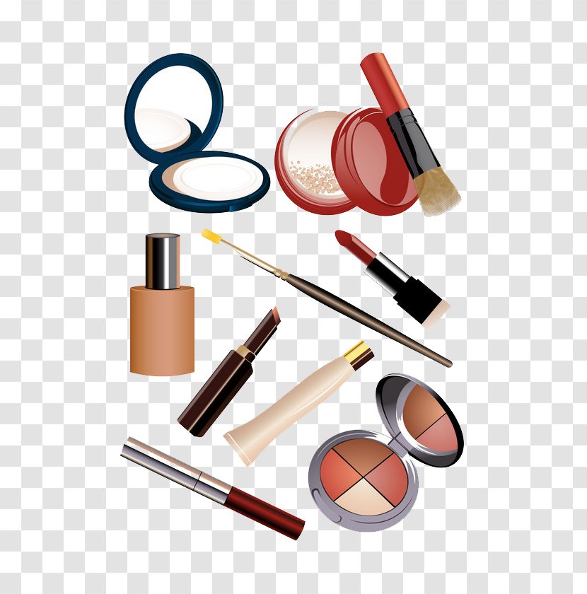 Cosmetics Brush Lipstick Mascara - Women Daily Transparent PNG