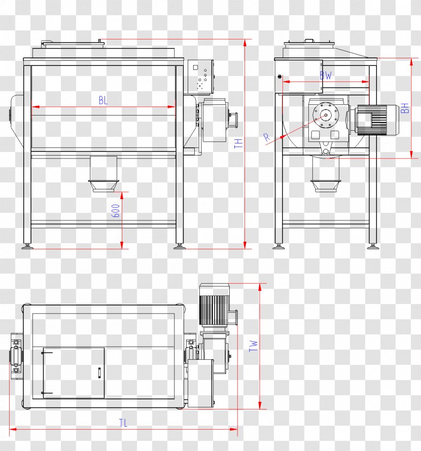 Floor Plan Technical Drawing Line - Design Transparent PNG