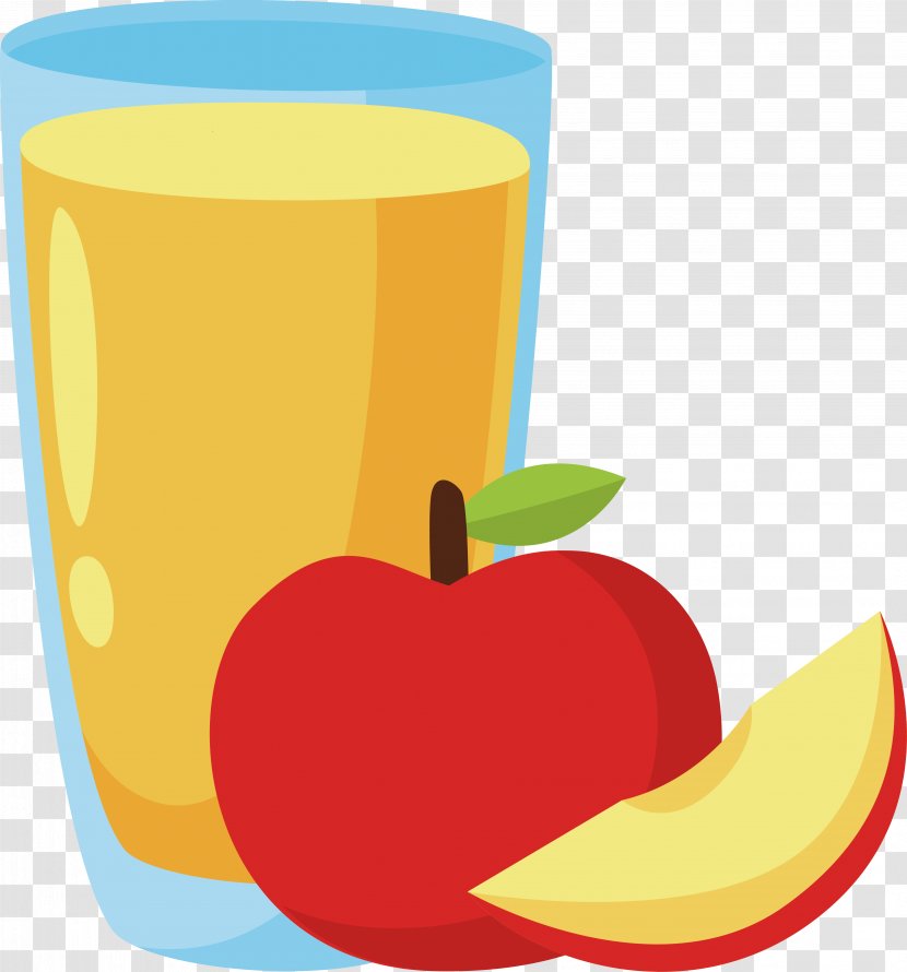 Apple Juice Clip Art - Orange - Illustration Design Transparent PNG