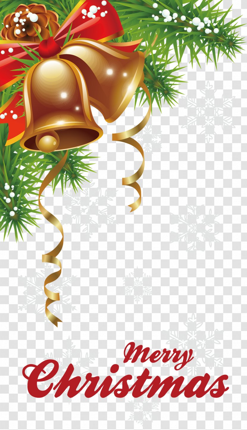 Christmas Ornament Jingle Bell New Year - Pine Family - Bells Elements Transparent PNG