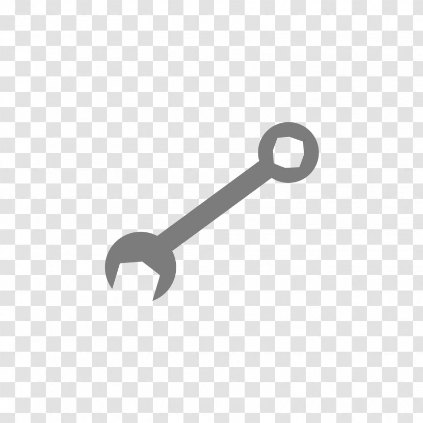 Wrench Gratis - Grey - Gray Transparent PNG