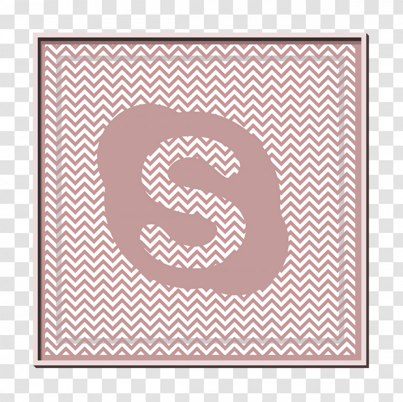 Logo Icon Media Skype - White - Beige Number Transparent PNG
