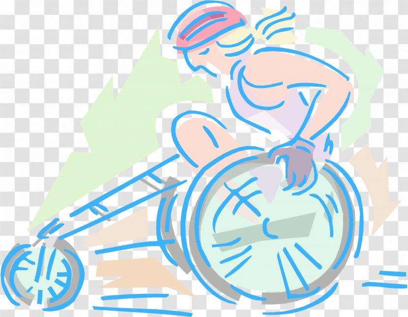 Illustration Clip Art Graphic Design Product - Silhouette - Wheelchair Race Transparent PNG