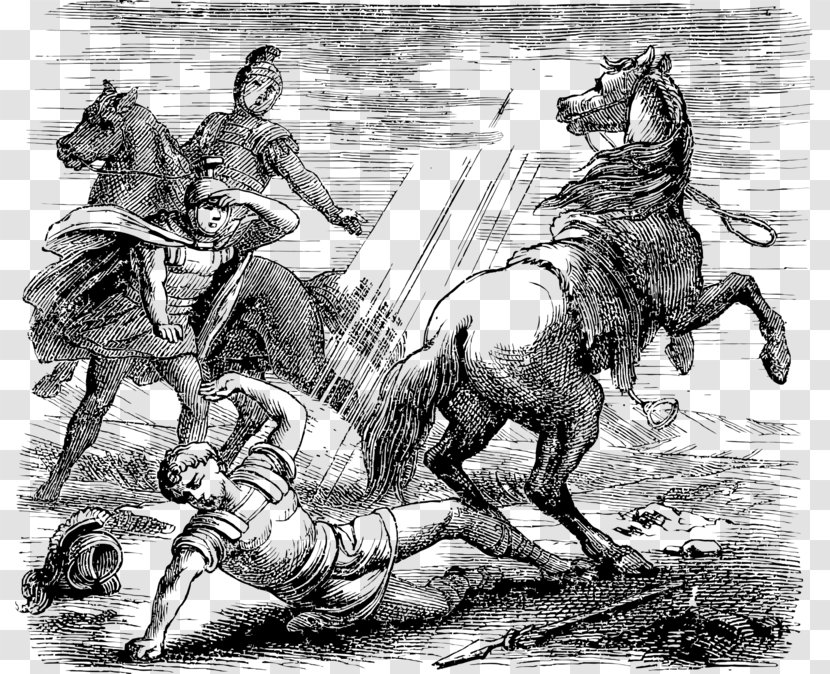 The Conversion Of Saint Paul Apostle Religious Illustration - Christian Church - Battlefield Kill Horses Transparent PNG