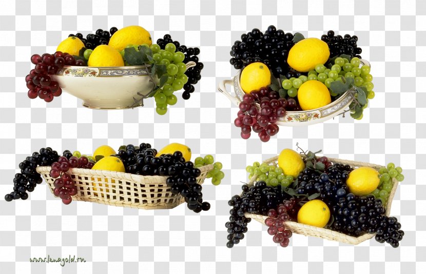 Common Grape Vine Fruit Lemon - Grapes Transparent PNG