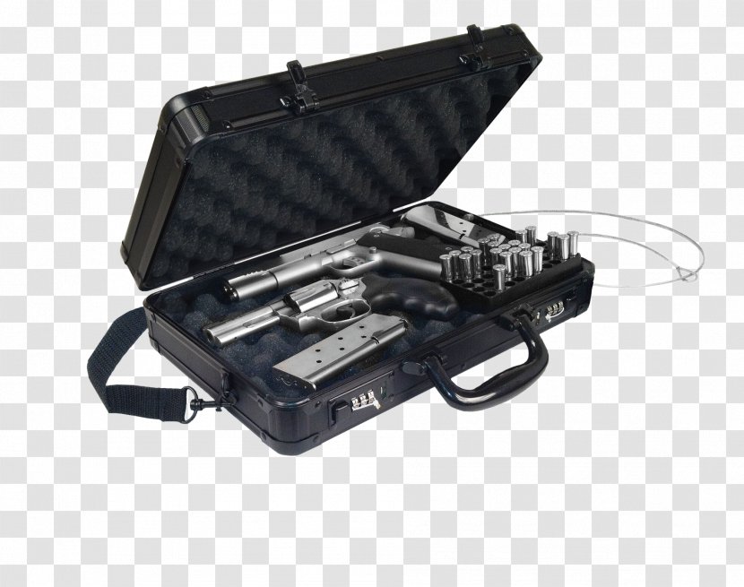 Gun Safe Firearm Lock Handgun Pistol - Combination Transparent PNG