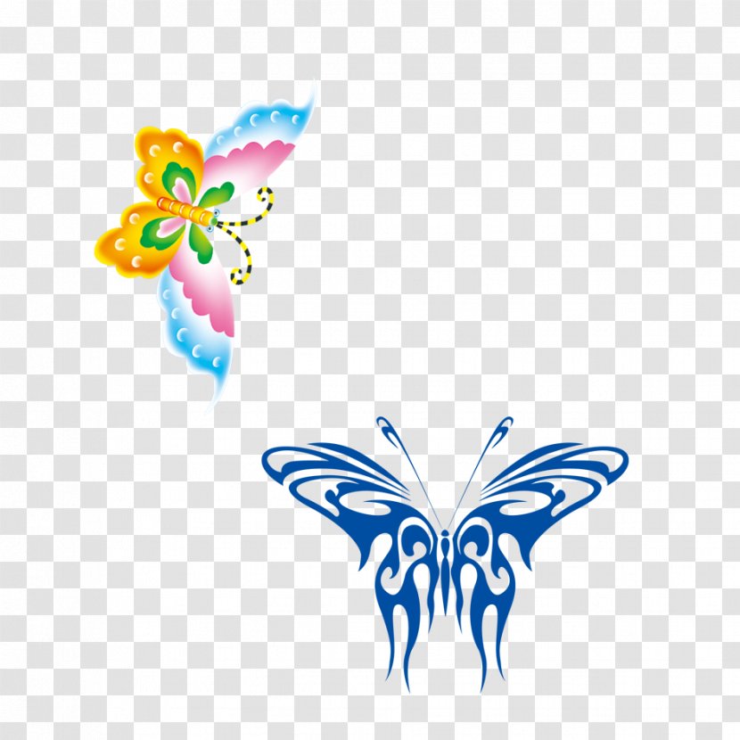 Line Art Drawing Clip - Silhouette - Butterfly Transparent PNG