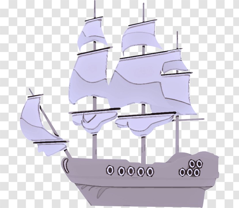 Vehicle Ship Sailing Sail Boat - Tall - Frigate Naval Architecture Transparent PNG