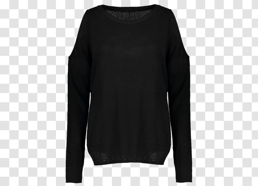Sweatshirt Sweater Clothing Crew Neck Jacket - Top Transparent PNG