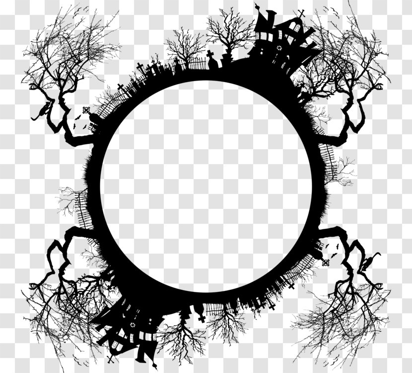 Halloween Tree Branch - Oval Twig Transparent PNG