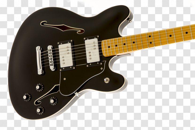 Fender Starcaster Electric Guitar Stratocaster Musical Instruments Corporation - Slide Transparent PNG