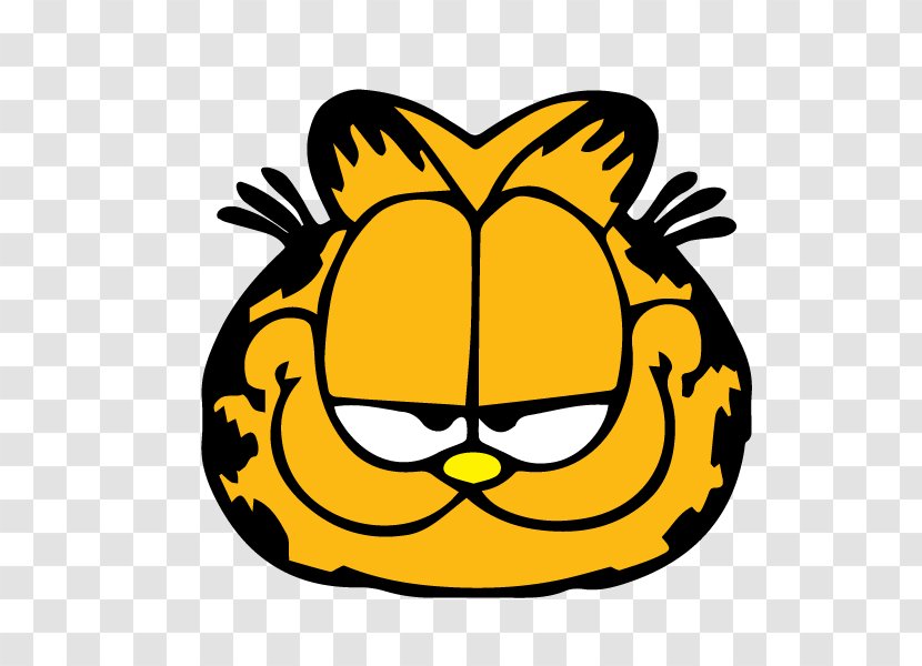 Decal Garfield Cat Image Stencil - Orange - Sticker Transparent PNG
