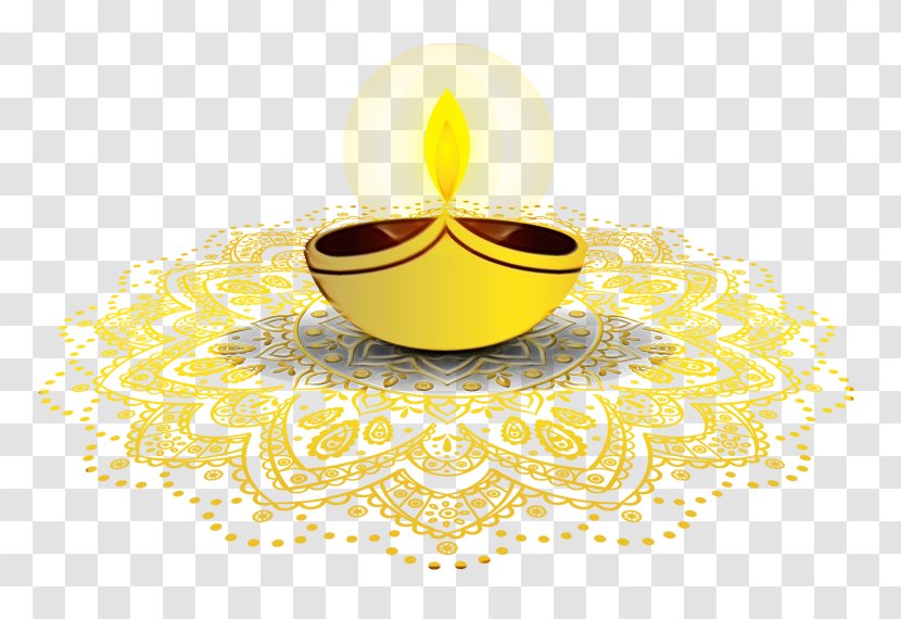 Diwali Image Clip Art Rangoli - Tableware - Cup Transparent PNG