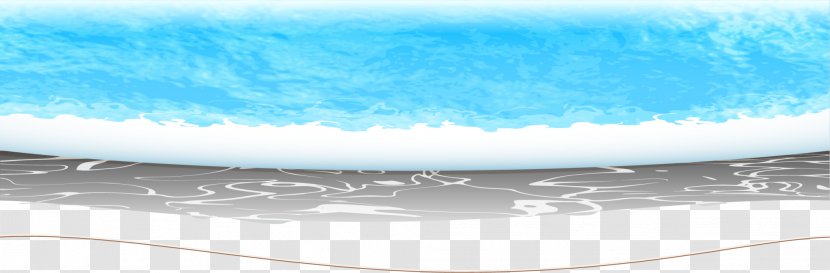 Water Sky Font - Blue, Fresh Sea Transparent PNG