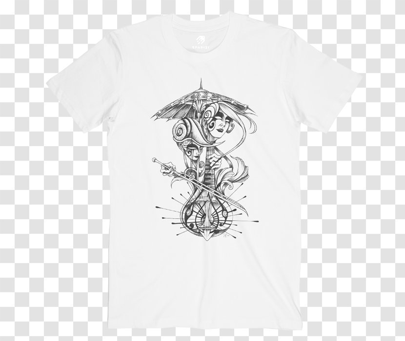 T-shirt Drawing Sleeve /m/02csf - White Transparent PNG