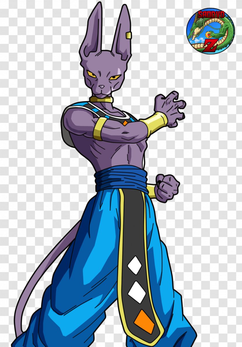 Beerus Goku Majin Buu Frieza Trunks - Supervillain - Bill Transparent PNG