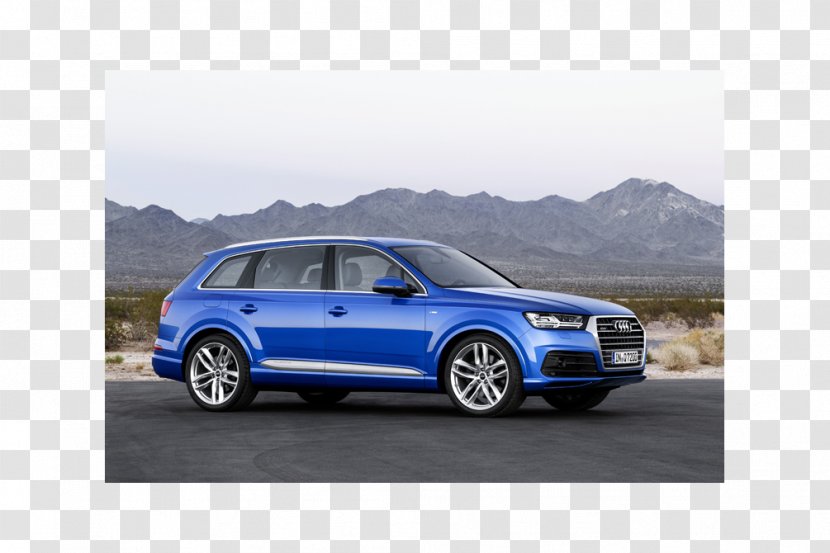 2015 Audi Q7 2017 2018 Sport Utility Vehicle - Mid Size Car Transparent PNG