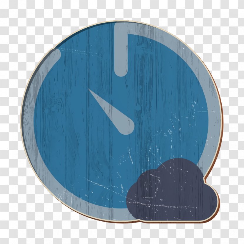 Interaction Assets Icon Time Stopwatch - Turquoise - Symbol Electric Blue Transparent PNG