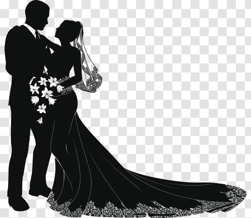 Wedding Bridegroom Couple Clip Art - Marriage - Bride Groom Transparent PNG