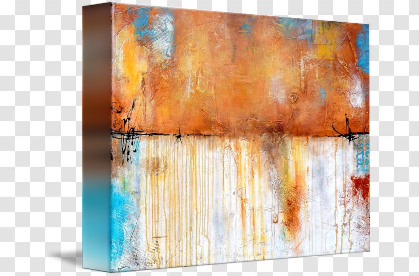 Gallery Wrap Acrylic Paint Art November Rain Canvas - Painting - Wallpaper Transparent PNG