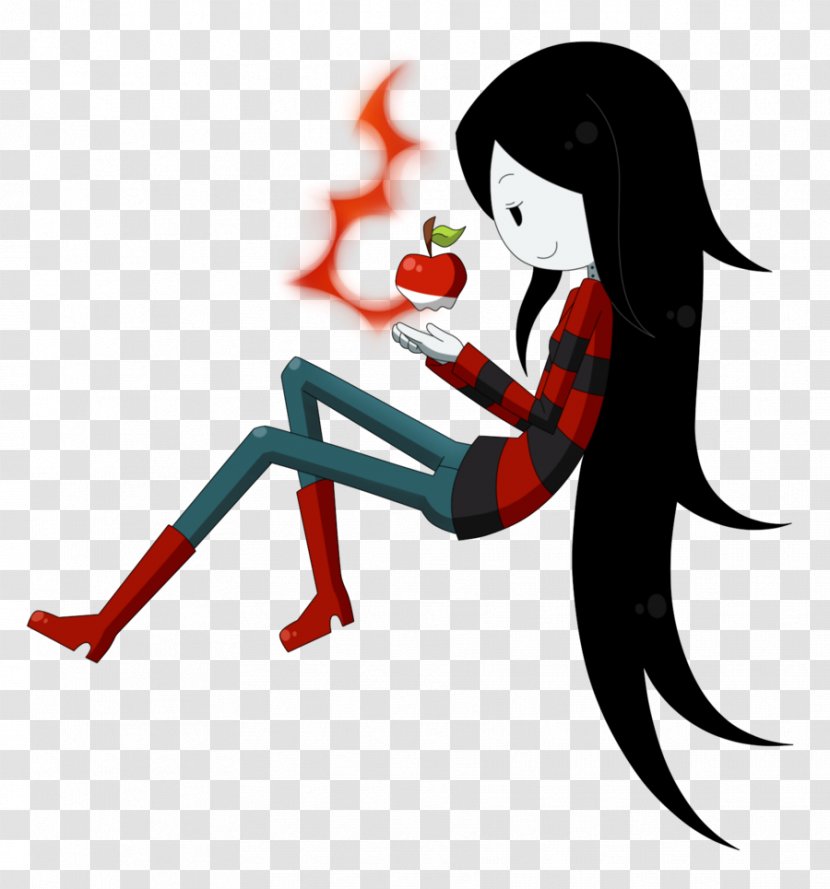 Marceline The Vampire Queen Ice King Finn Human Cartoon Drawing Transparent PNG